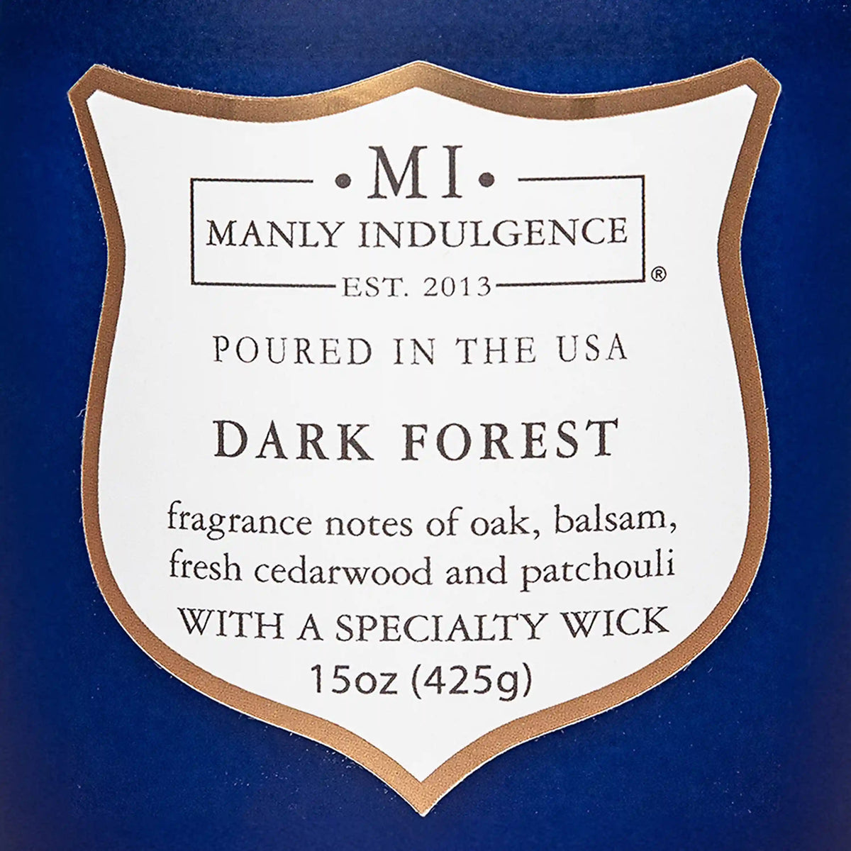 Navy Dark Forest, 15 oz, Manly Indulgence