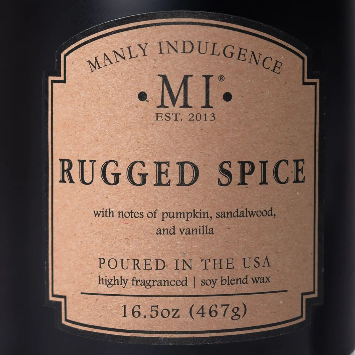 Rugged Spice, 16.5 oz Classic+, Manly Indulgence