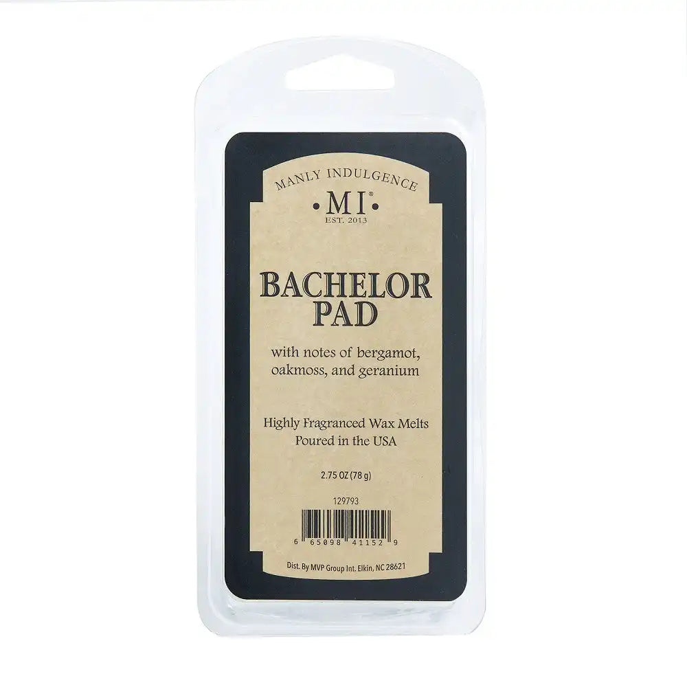 Bachelor Pad Wax Melt, Manly Indulgence