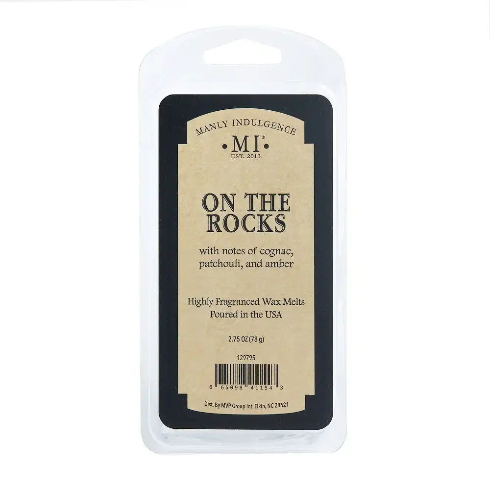 On the Rocks Wax Melt, Manly Indulgence