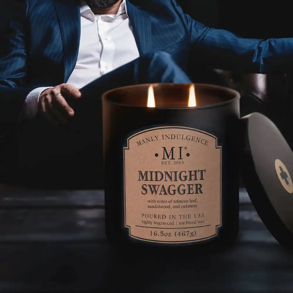 Midnight Swagger, 16.5 oz Classic+, Manly Indulgence