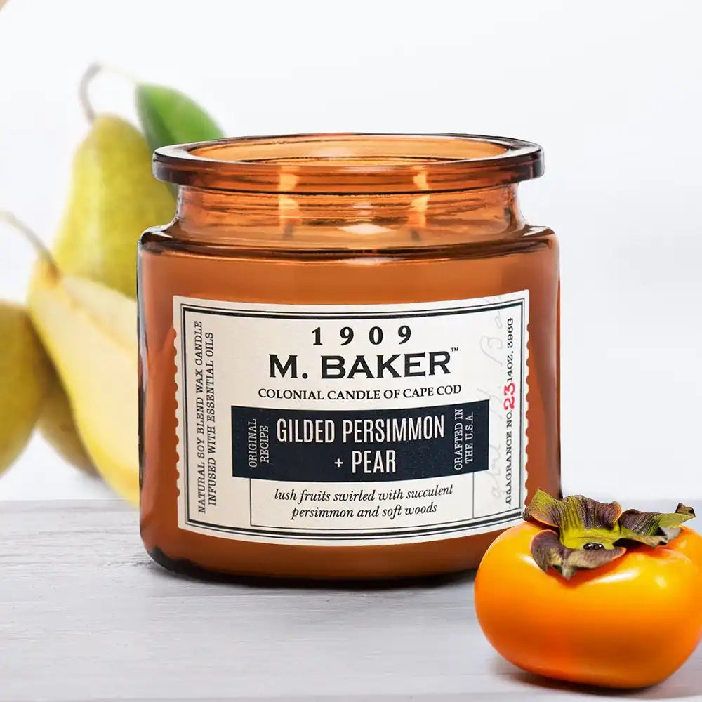 Gilded Persimmon & Pear, 14 oz