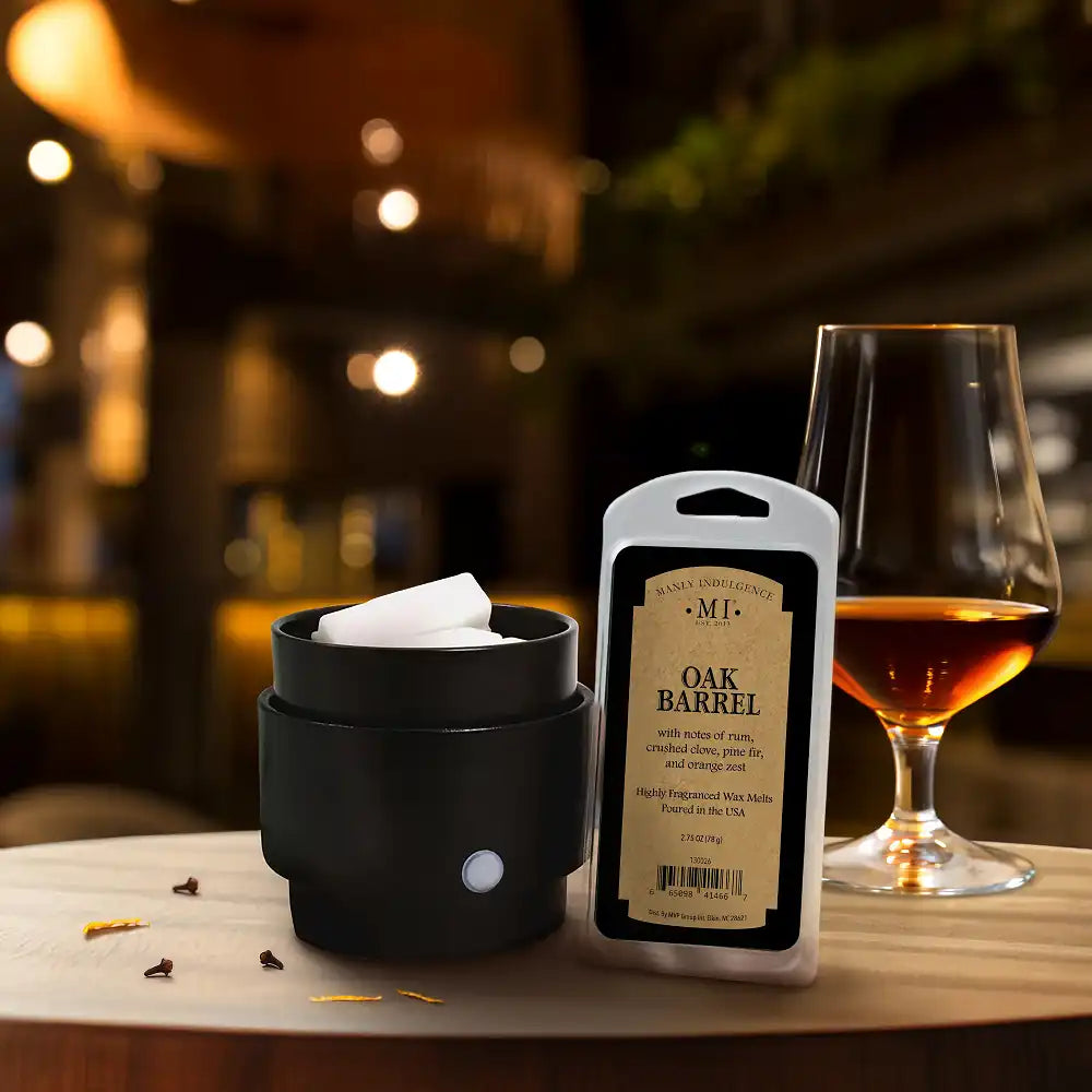 Oak Barrel Wax Melt, Manly Indulgence