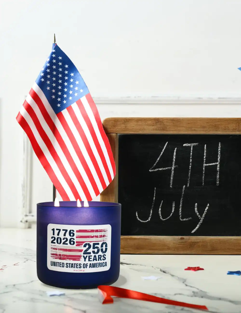 USA 250th Anniversary, 3-Wick Candle