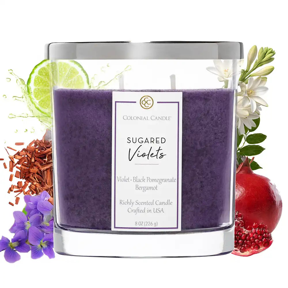 Sugared Violets, Classic Ovals, 8oz