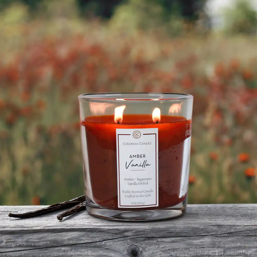 Amber Vanilla, Classic Ovals, 8 oz