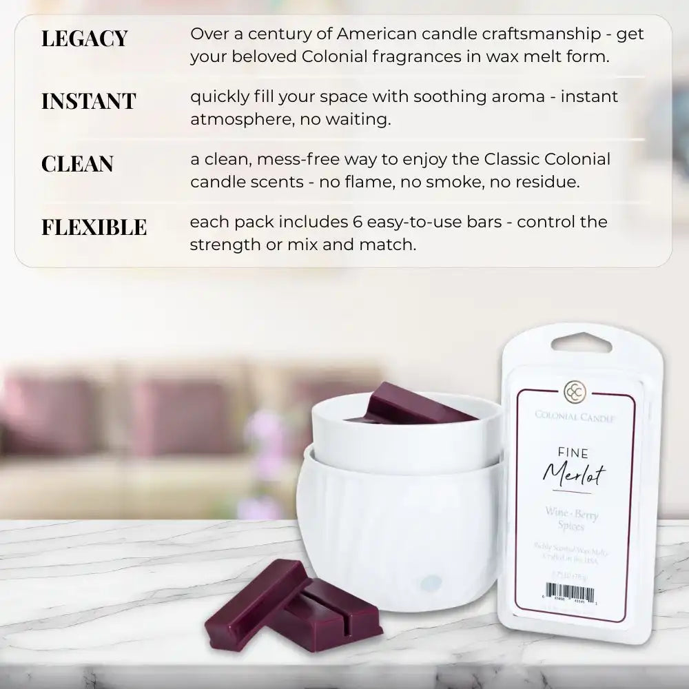 Fine Merlot Wax Melt, 2.75 oz