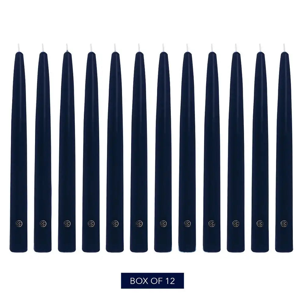 10" Indigo Handipt Taper, 12 Pack