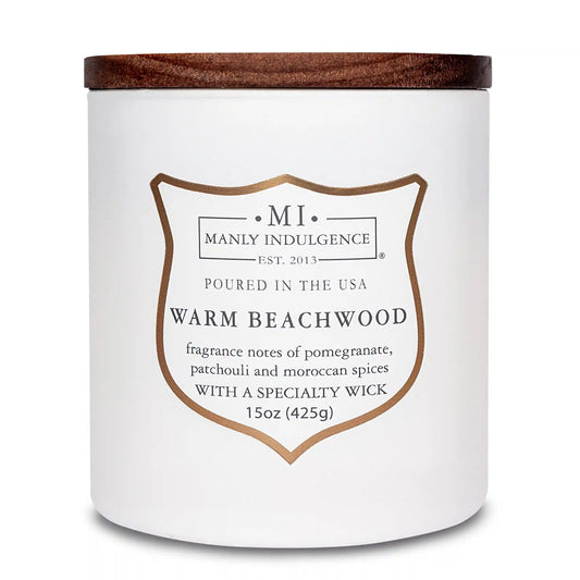 Warm Beachwood, 15 oz, Manly Indulgence