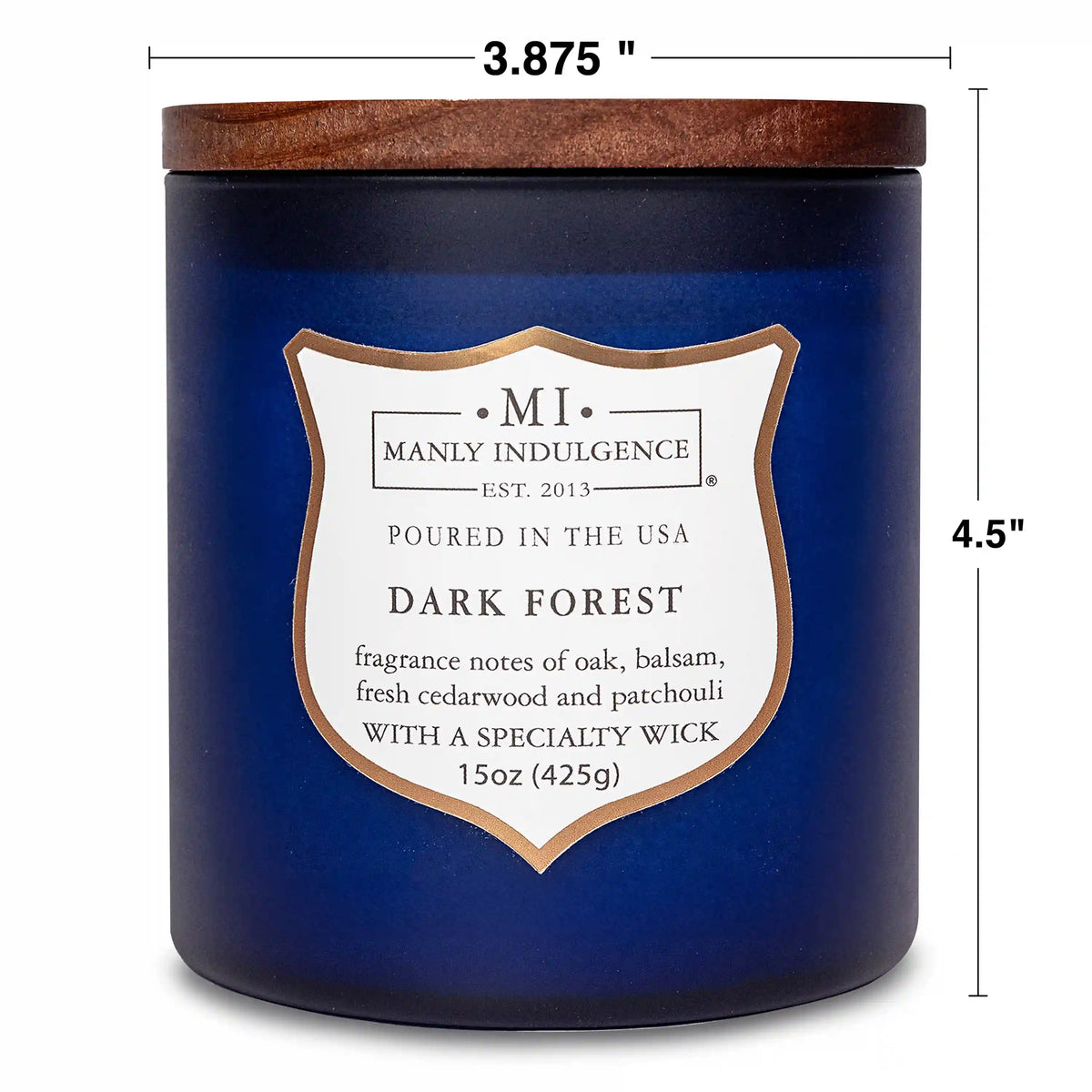 Navy Dark Forest, 15 oz, Manly Indulgence