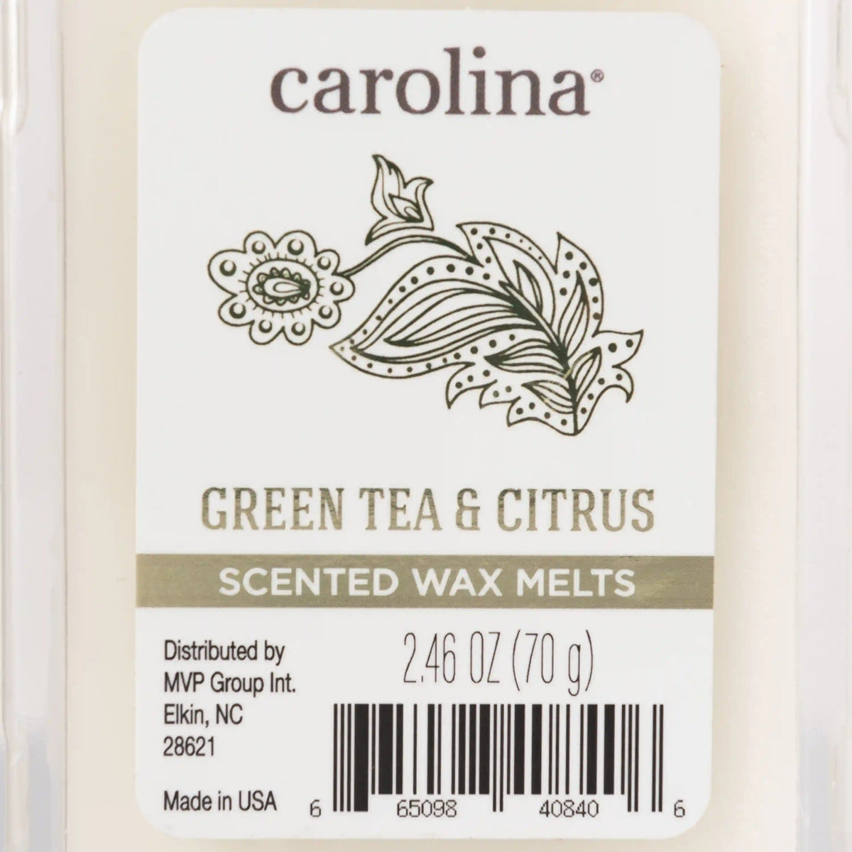 Green Tea & Citrus Wax Melt