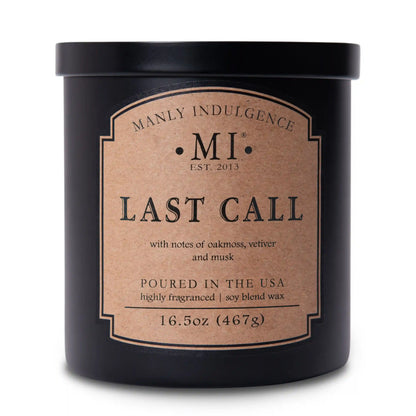 Last Call, 16.5 oz Classic+, Manly Indulgence