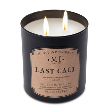 Last Call, 16.5 oz Classic+, Manly Indulgence