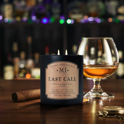 Last Call, 16.5 oz Classic+, Manly Indulgence