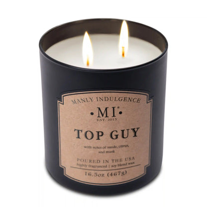Top Guy, 16.5 oz Classic+, Manly Indulgence