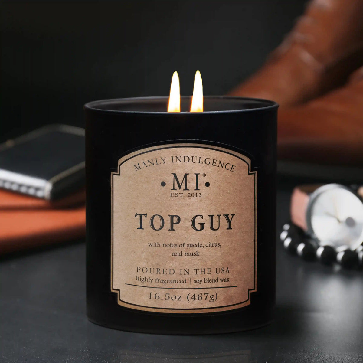 Top Guy, 16.5 oz Classic+, Manly Indulgence