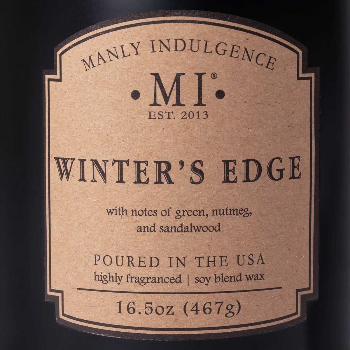 Winter's Edge, 16.5 oz Classic+, Manly Indulgence
