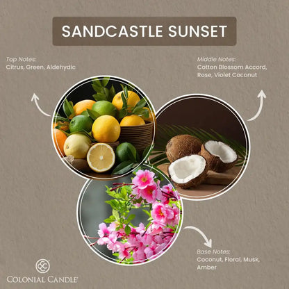 Sandcastle Sunsets, 14.5 oz