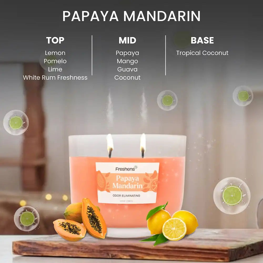 Papaya Mandarin, Odor-eliminating 14oz