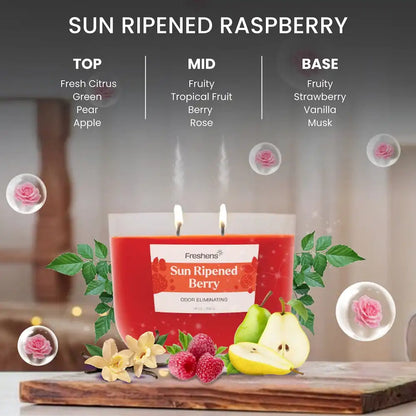 Sun-ripened Raspberry, Odor-eliminating 14oz