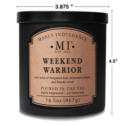 Weekend Warrior, 16.5 oz Classic+, Manly Indulgence