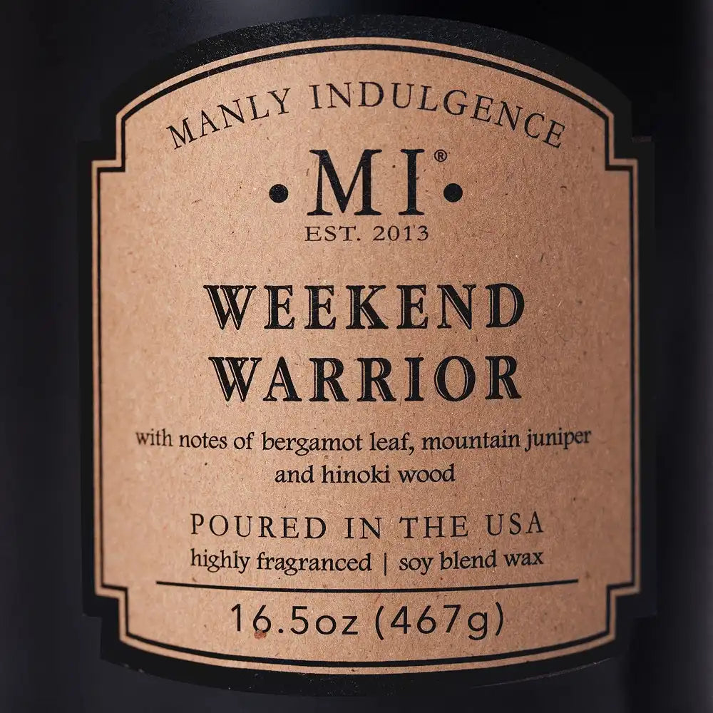 Weekend Warrior, 16.5 oz Classic+, Manly Indulgence
