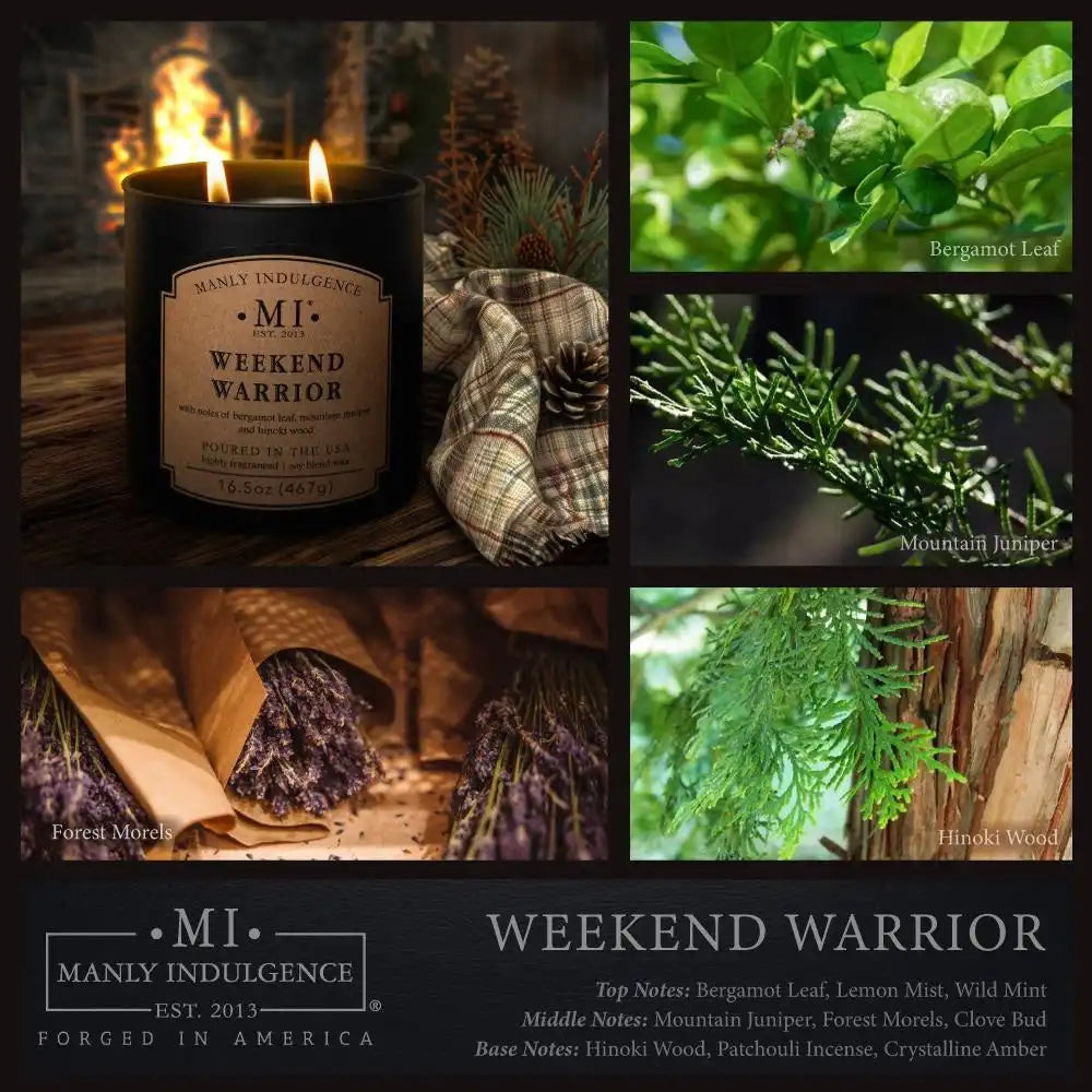 Weekend Warrior, 16.5 oz Classic+, Manly Indulgence
