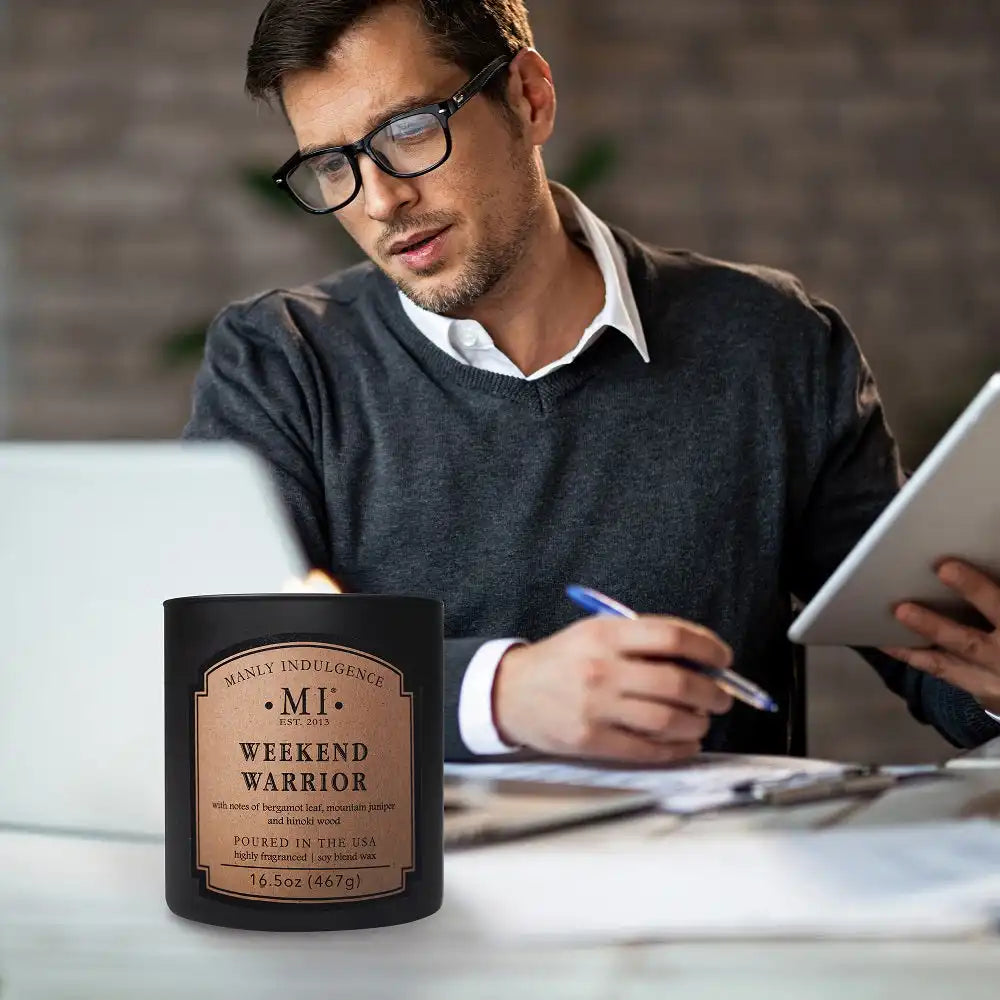 Weekend Warrior, 16.5 oz Classic+, Manly Indulgence
