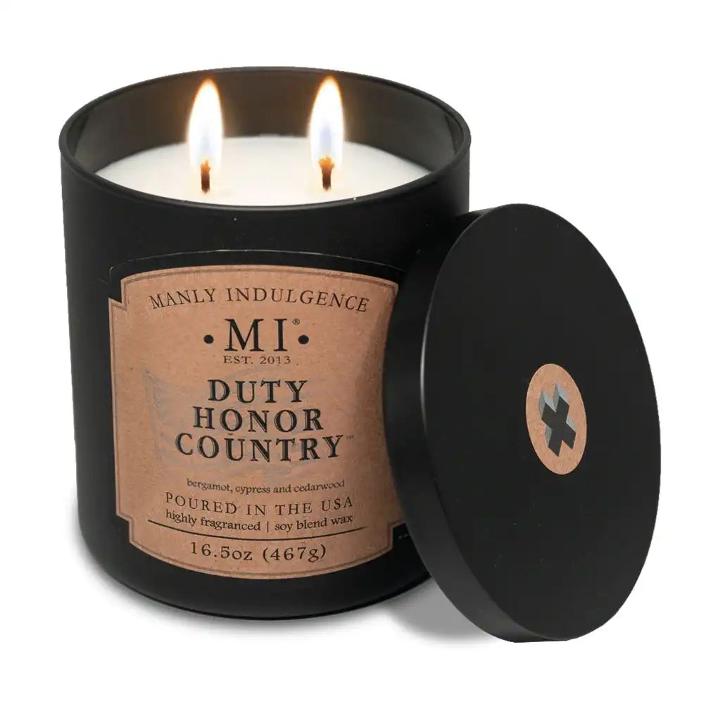 Duty Honor Country, 16.5 oz Classic+, Manly Indulgence