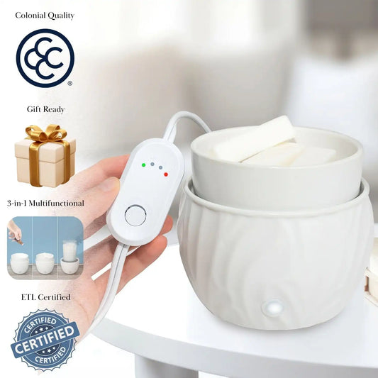 Electric Wax Warmer with Adjustable Timer Control