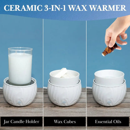 Electric Wax Warmer with Adjustable Timer Control