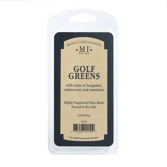 Golf Greens Wax Melt, Manly Indulgence