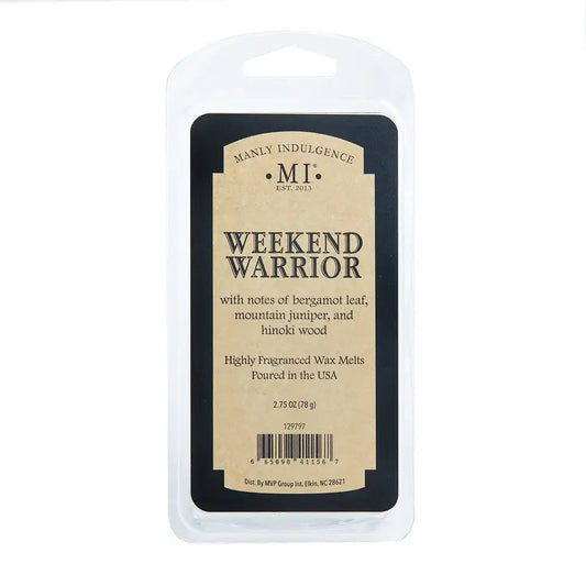 Weekend Warrior Wax Melt, Manly Indulgence