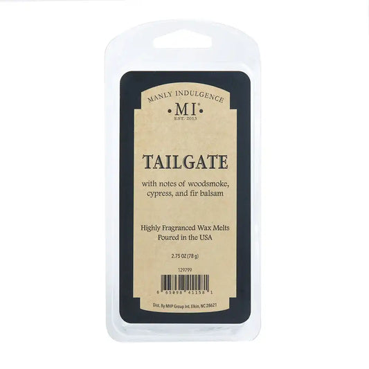 Tailgate Wax Melt, Manly Indulgence