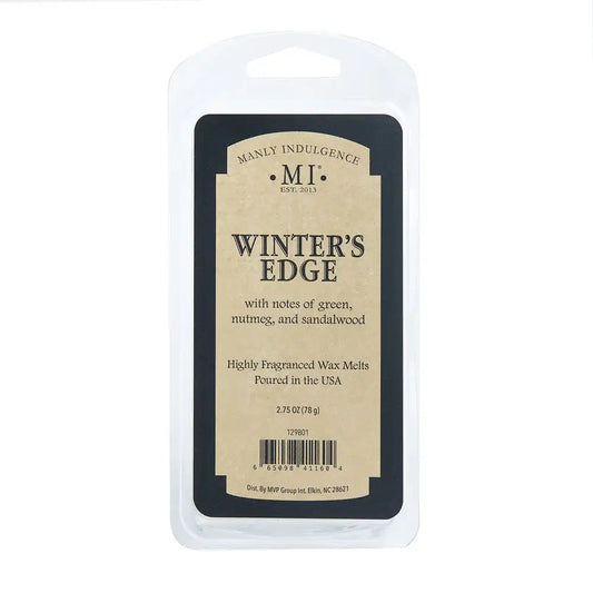 Winter's Edge Wax Melt, Manly Indulgence