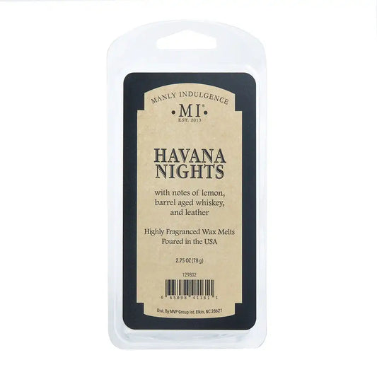 Havana Nights Wax Melt, Manly Indulgence