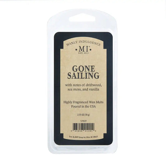 Gone Sailing Wax Melt, Manly Indulgence