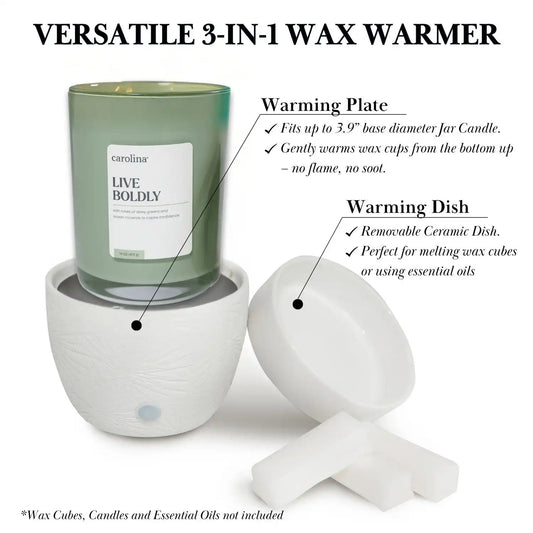 Wellness 3-in-1 Electric Wax Melt Warmer
