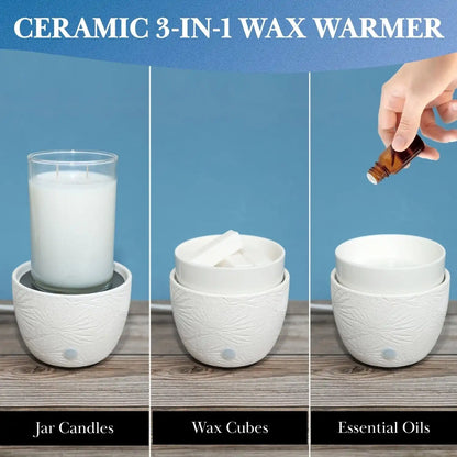 Wellness 3-in-1 Electric Wax Melt Warmer