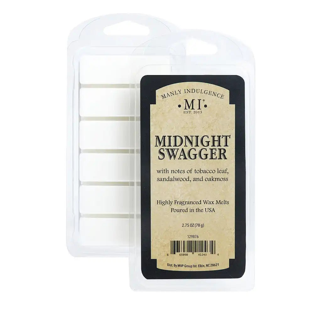 Midnight Swagger Wax Melt, Manly Indulgence