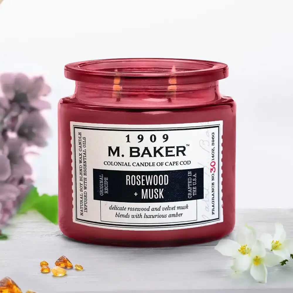 Rosewood & Musk, 14 oz