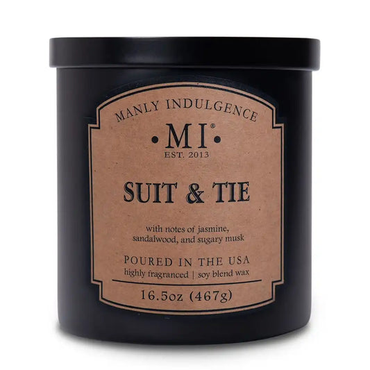 Suit & Tie, 16.5 oz Classic+, Manly Indulgence