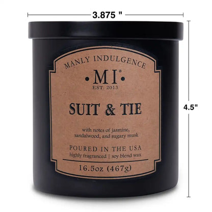 Suit & Tie, 16.5 oz Classic+, Manly Indulgence