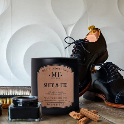Suit & Tie, 16.5 oz Classic+, Manly Indulgence