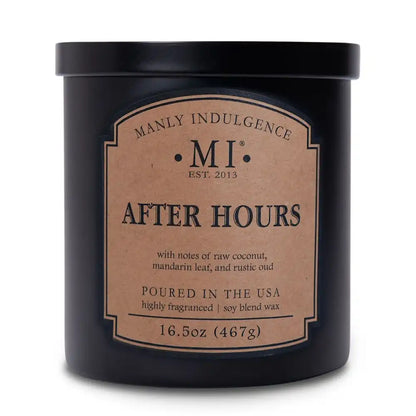 After Hours, 16.5 oz Classic+, Manly Indulgence