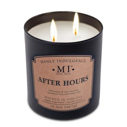 After Hours, 16.5 oz Classic+, Manly Indulgence