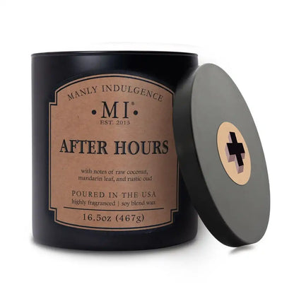 After Hours, 16.5 oz Classic+, Manly Indulgence