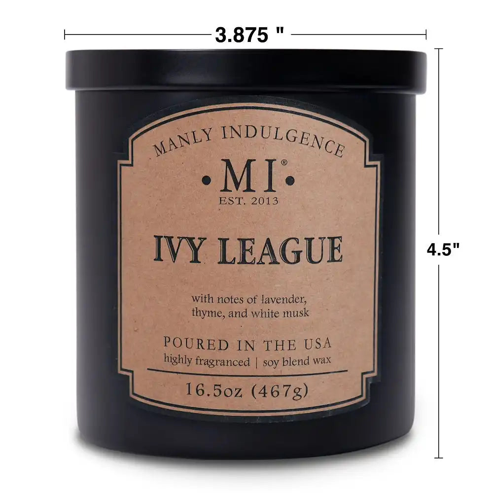 Ivy League, 16.5 oz Classic+, Manly Indulgence