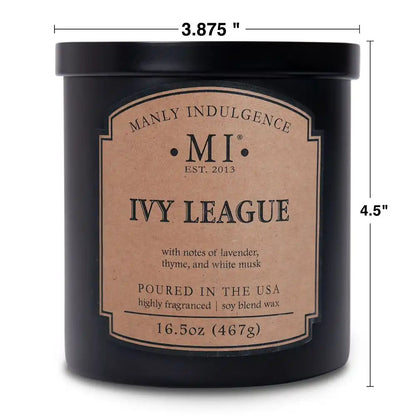 Ivy League, 16.5 oz Classic+, Manly Indulgence