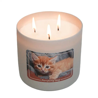 Purrfectly Cozy, 3-wick candle
